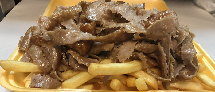 Chips & Donner Meat  Large 