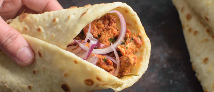 Chicken Pakora Wrap 