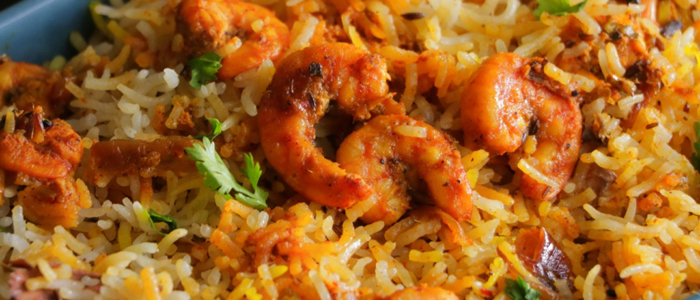 Prawn Biryani 