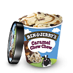 465ml Ben & Jerry Caramel Chew Chew Ice Cream 