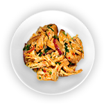 Spicy Buffalo Chicken Chaat 