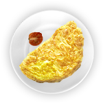 Chicken & Cheese Omelette 